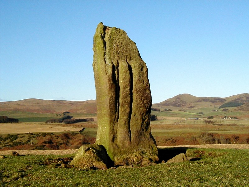 Ancient Stones Lothian 034 Gowk Stone Auchencorth Penicuik 